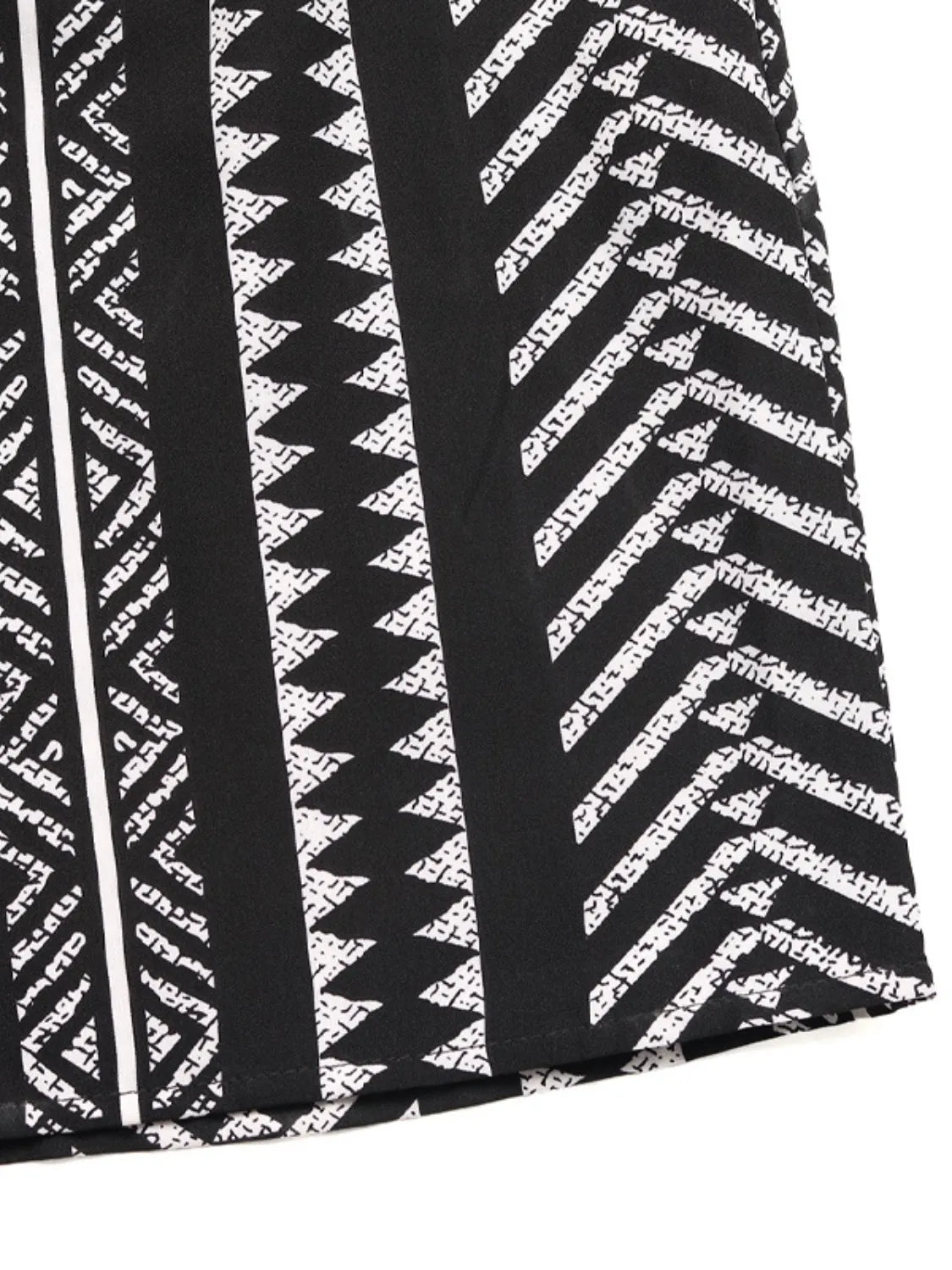 Printed High Waist Skirt OutfitFlow