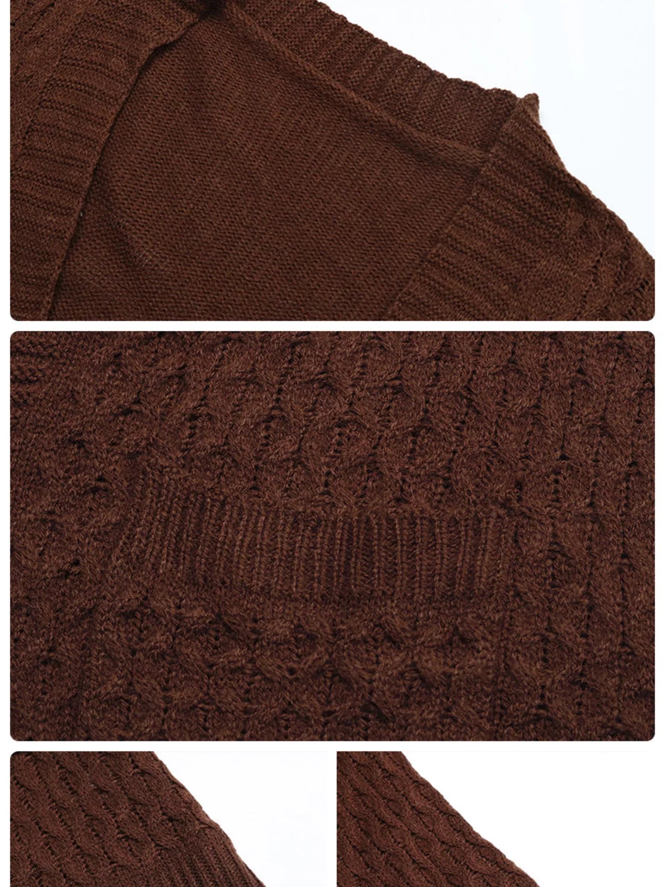 Cable Knit Open Front Cardigan OutfitFlow