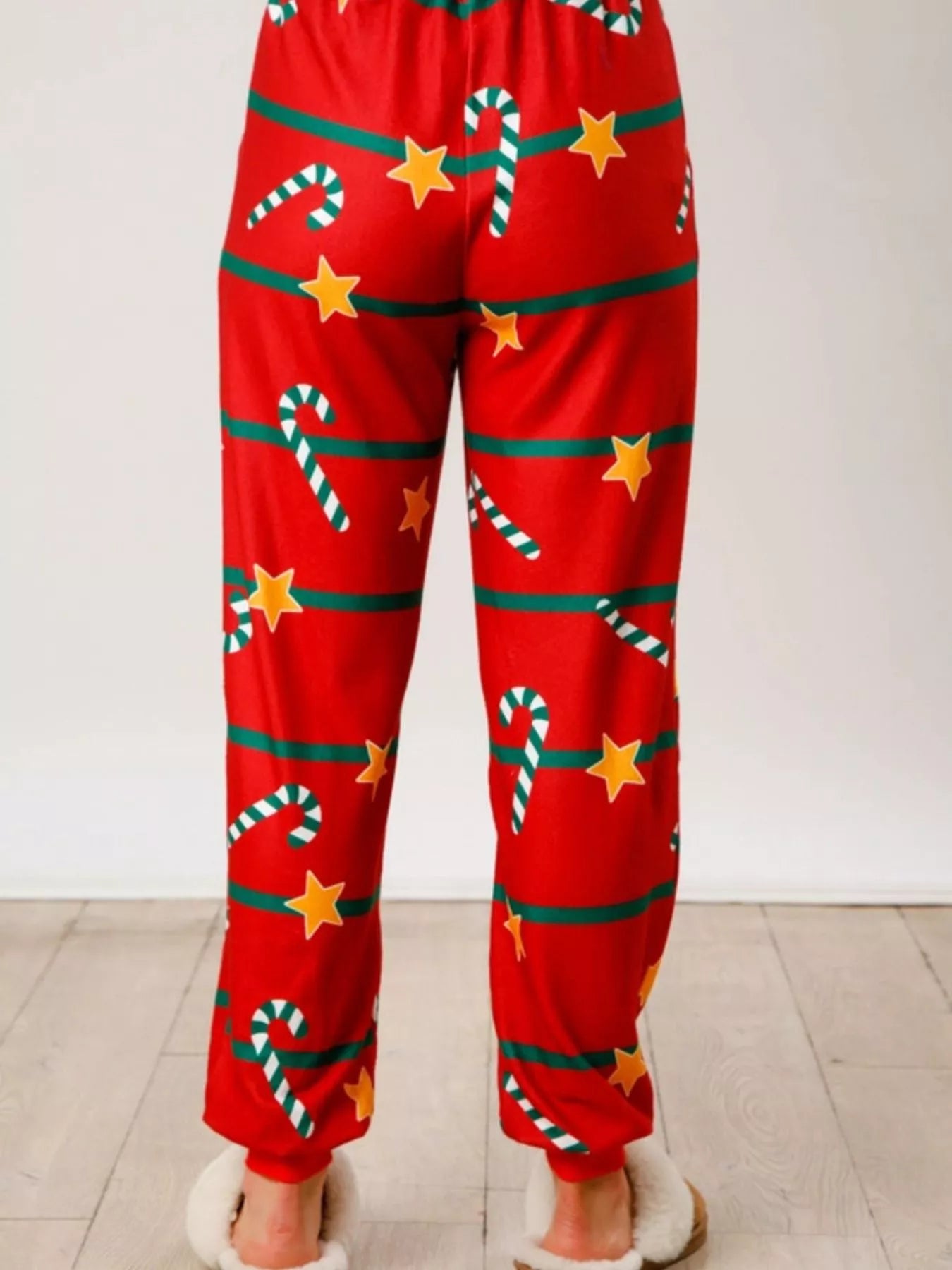 Christmas Long Sleeve Top and Pants Lounge Set OutfitFlow