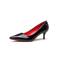 Point Toe Kitten Heels Pumps OutfitFlow
