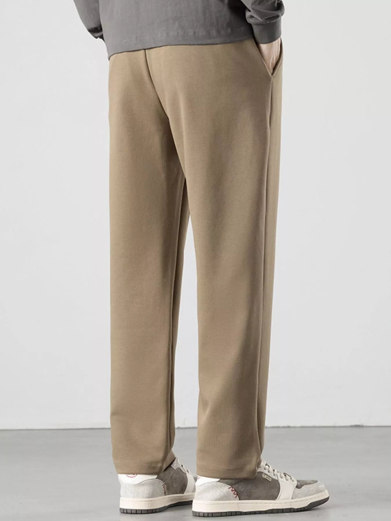 Men's Full Size Drawstring Track Pants with Relaxed Fit Plus Size OutfitFlow