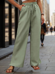 Outfit Flow - Perfee High Waist Wide Leg Pants