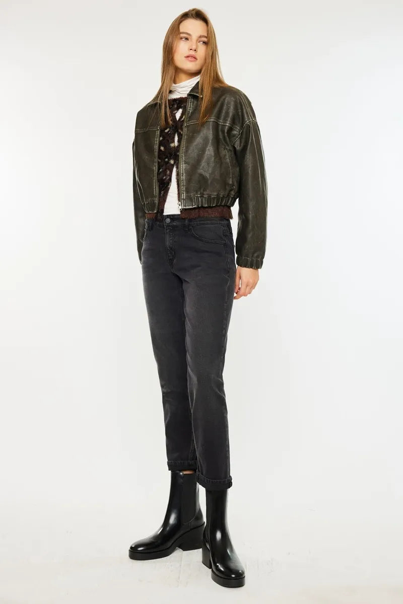 Kancan Slim Boyfriend Fit Jeans OutfitFlow