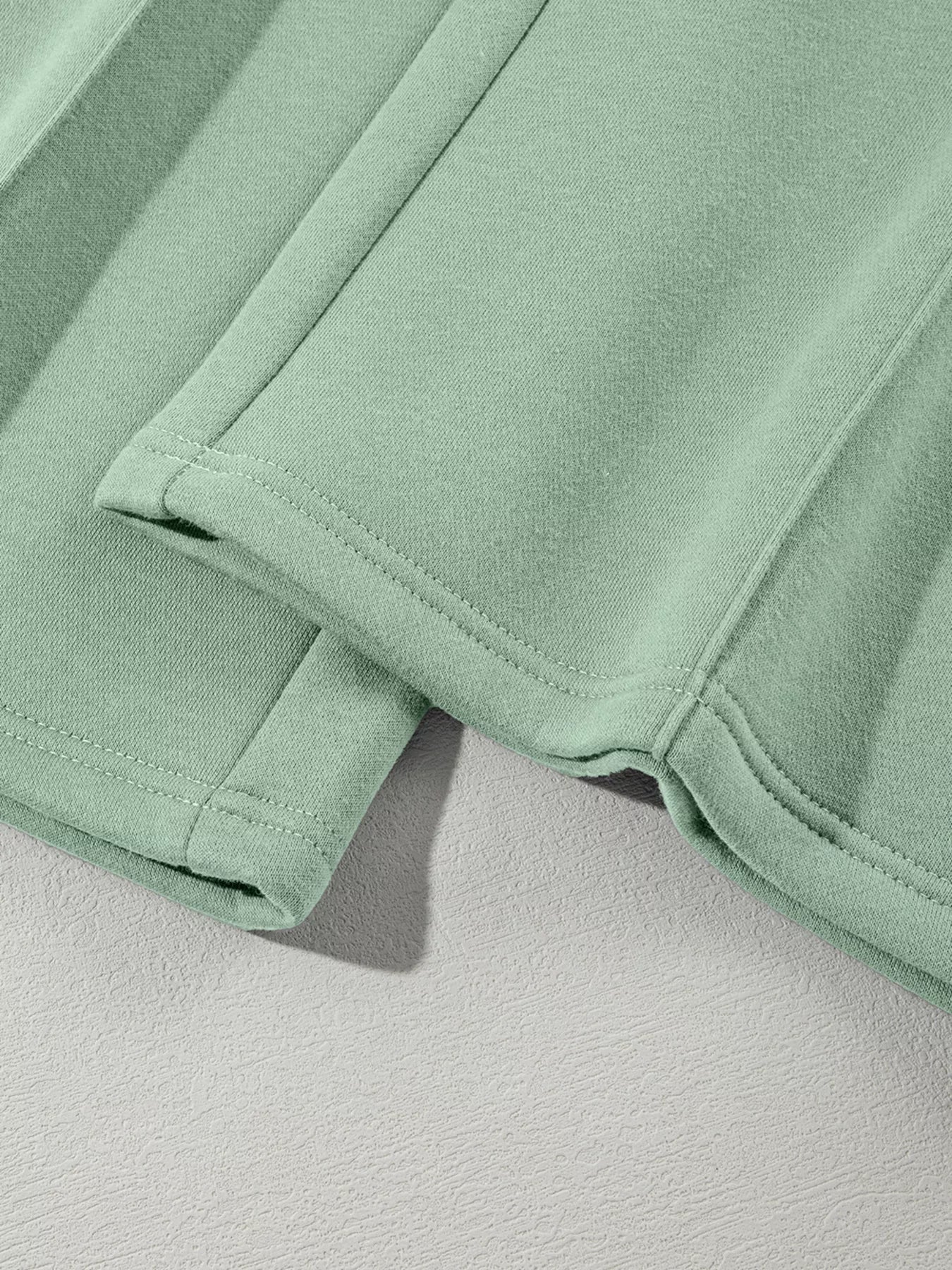 Drop Shoulder Zip Up Jacket and Drawstring Pants Active 2pcs Set OutfitFlow