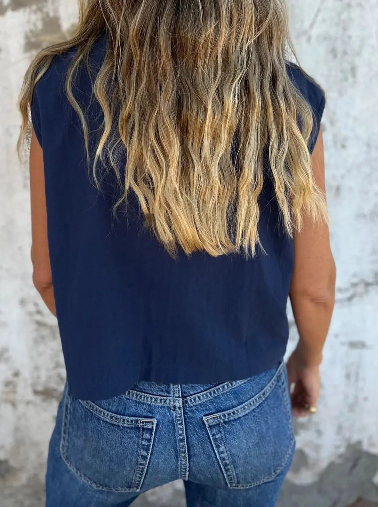 Full Size Button Down Cap Sleeve Linen Shirt Plus Size OutfitFlow