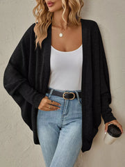 Open Front Cocoon Cardigan OutfitFlow