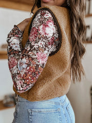 Double Tied Front Vest Coat Trendsi