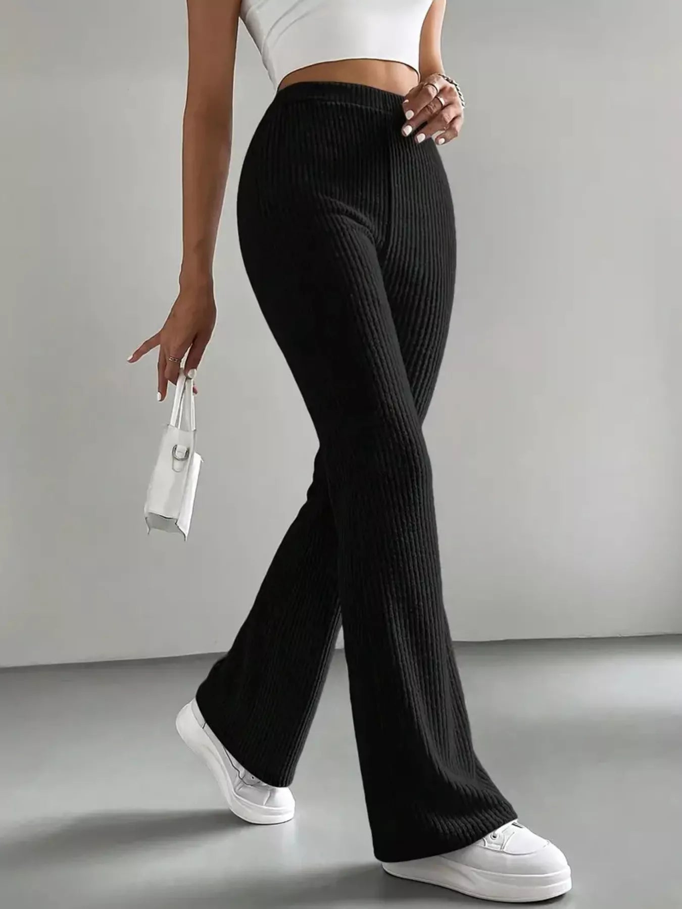 High Waist Flare Pants OutfitFlow