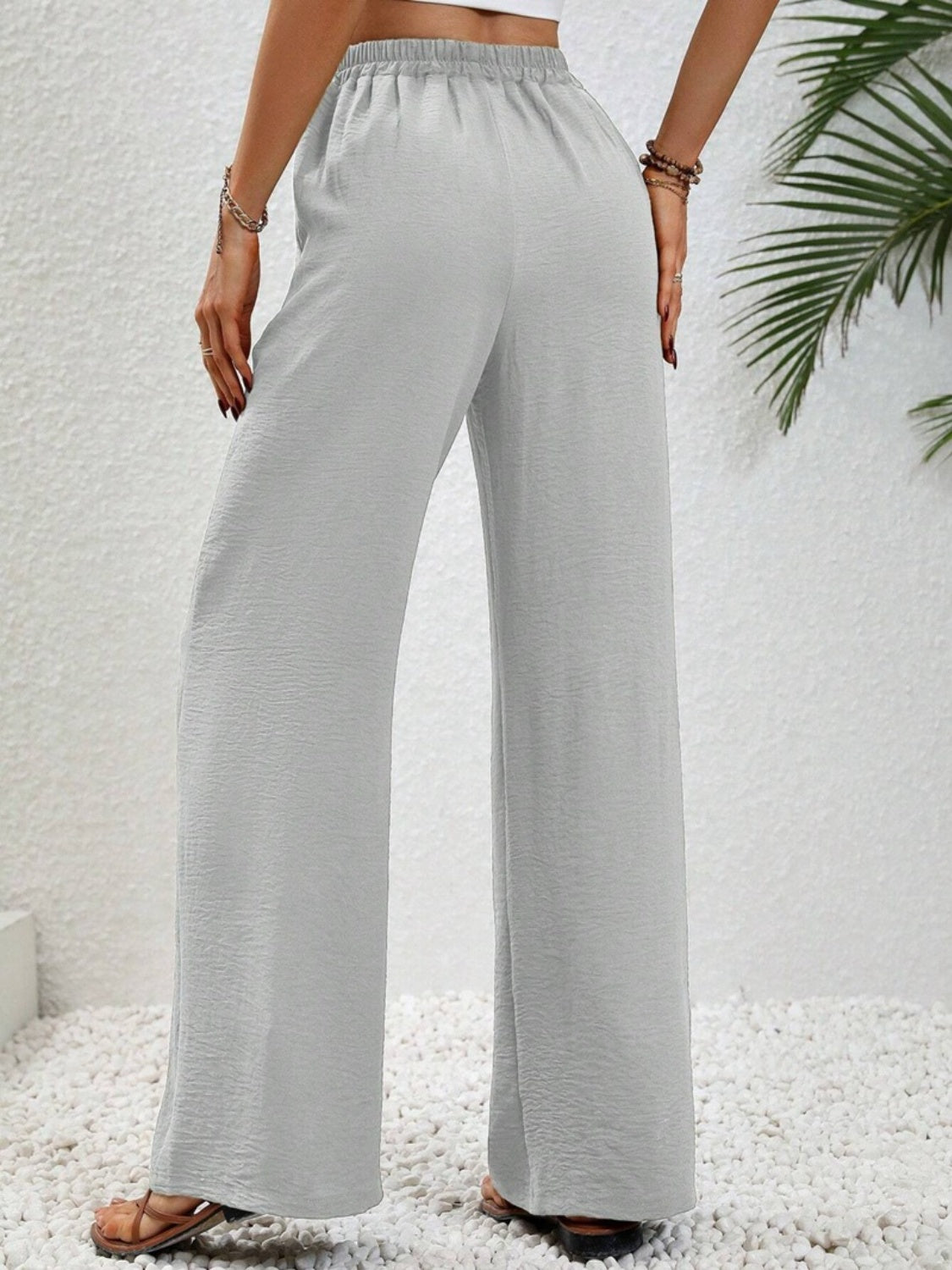 Outfit Flow - Wide Leg Drawstring Pants