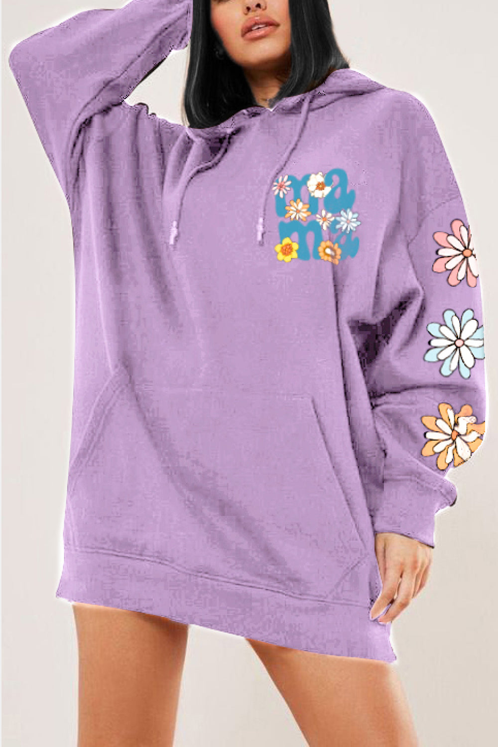 Outfit Flow - Simply Love Simply Love Full Size MAMA Graphic Dropped Shoulder Hoodie