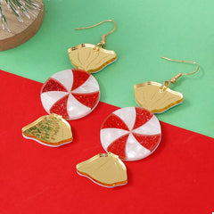 Christmas Candy Drop Earrings OutfitFlow