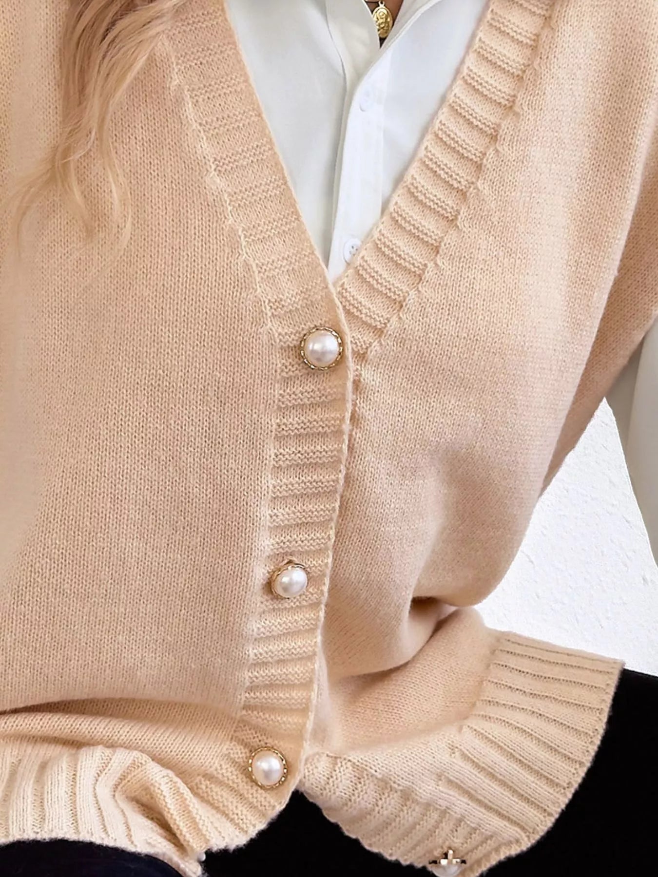 Button-Down Button Up Sweater Vest Trendsi