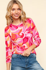 Outfit Flow - Haptics Full Size Heart Print Round Neck Long Sleeve T-Shirt