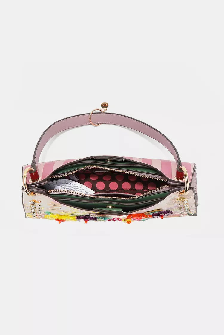 Nicole Lee USA Dreams Blossom Shoulder Bag OutfitFlow