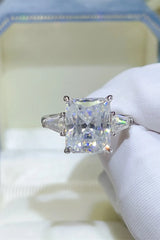 5 Carat Moissanite 925 Sterling Silver Ring OutfitFlow