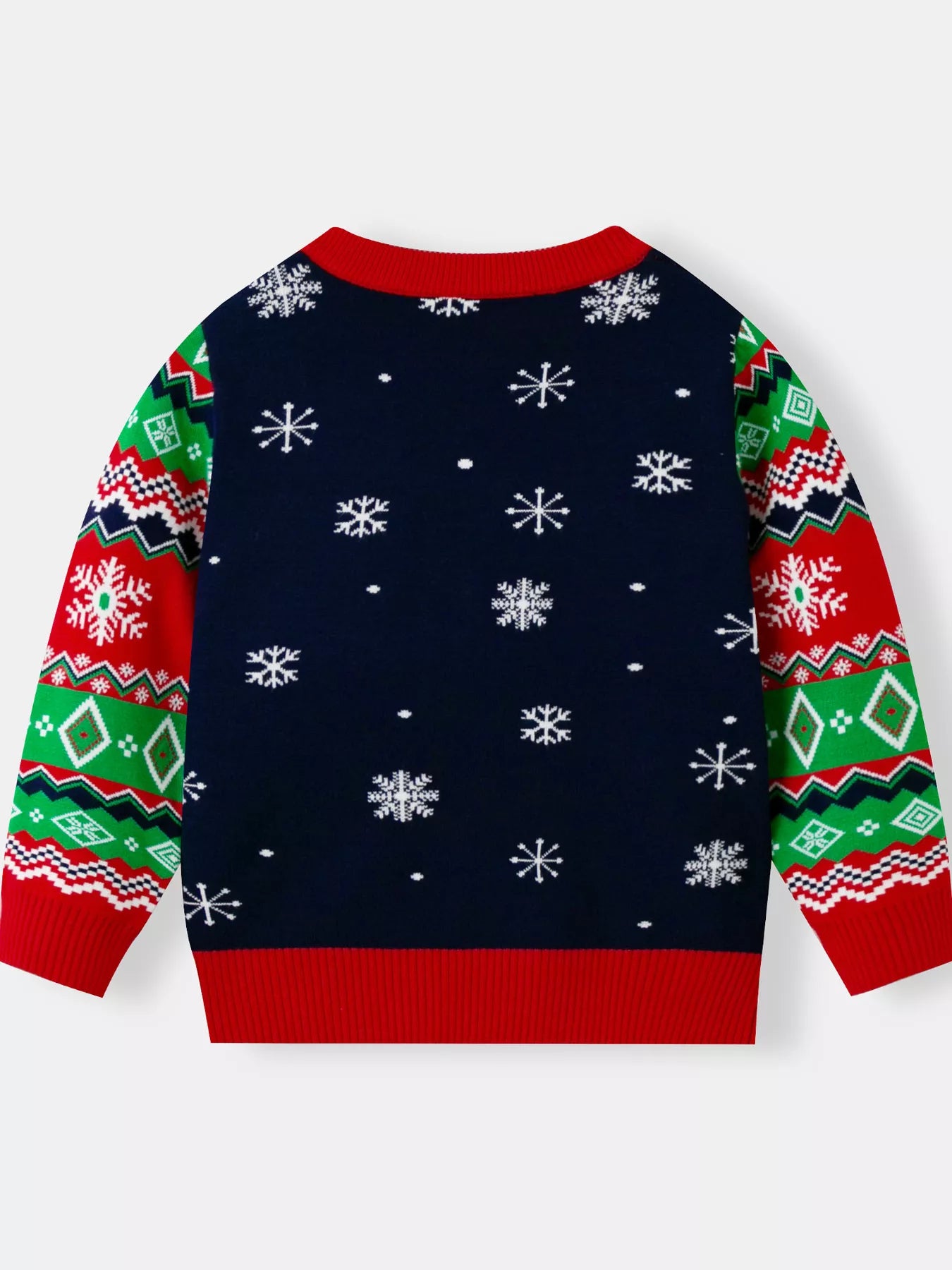 Children's Christmas Tree Round Neck Sweater OutfitFlow