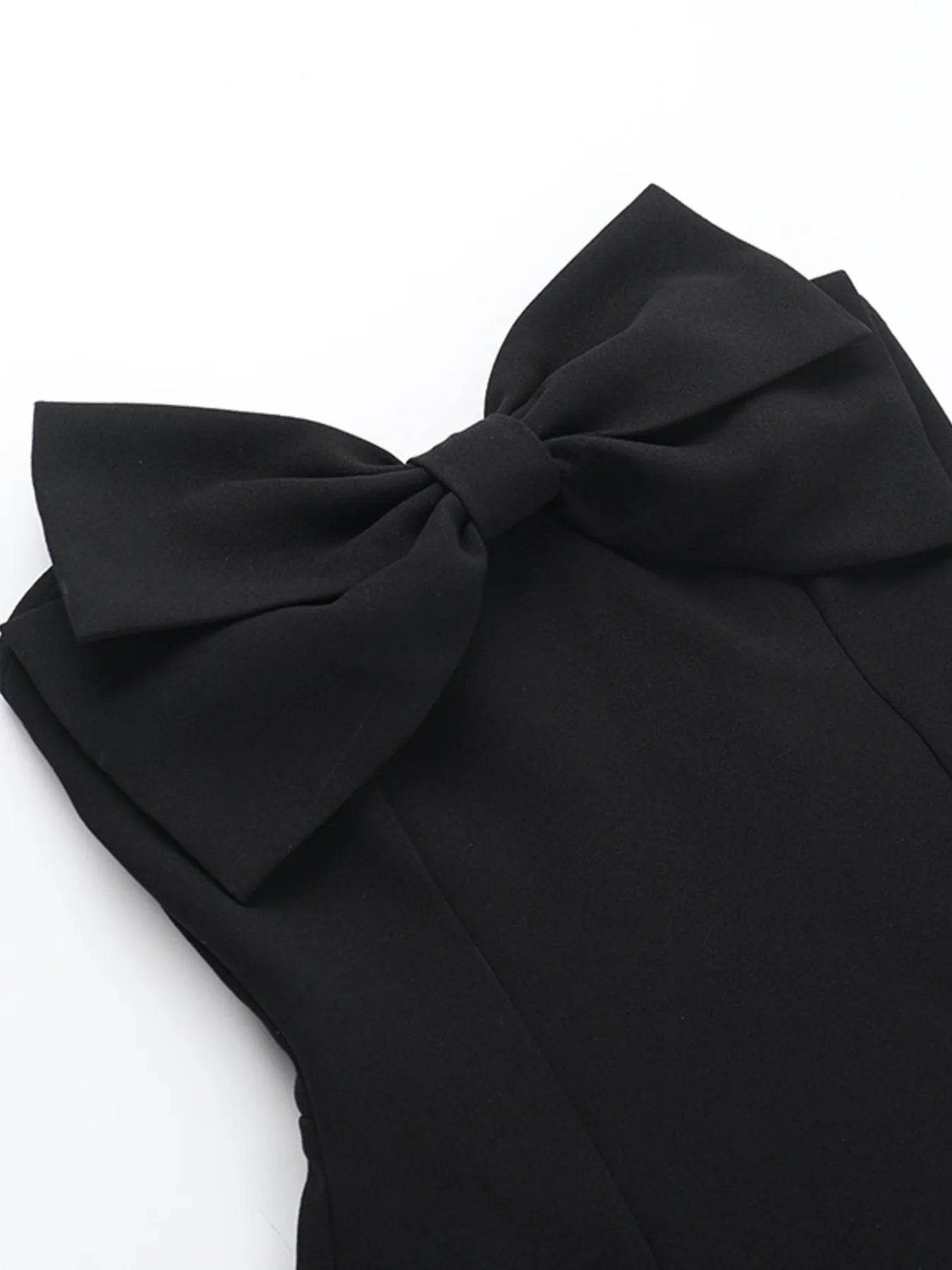 Bow Tube A-Line Mini Dress OutfitFlow