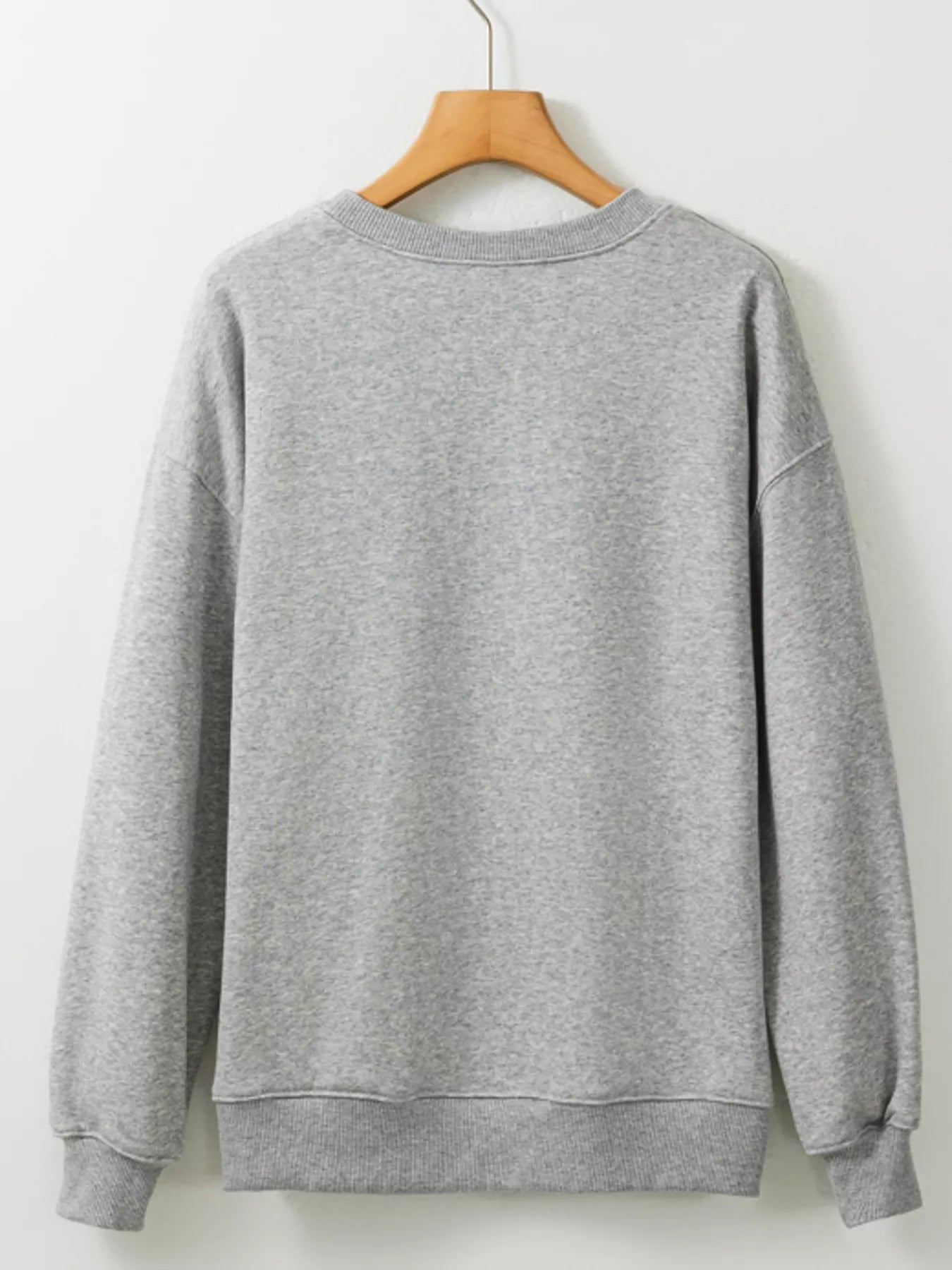 Halloween Ghost Round Neck Sweatshirt OutfitFlow