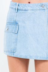 American Bazi Cargo Pocket Mini Skirt