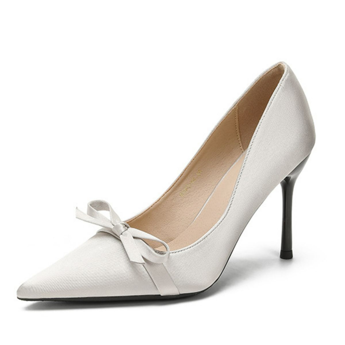 Bow Point Toe Stiletto Pumps OutfitFlow