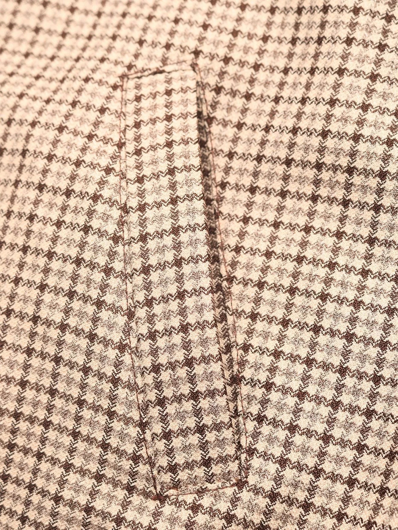 Plaid Zip Up Long Sleeve Jacket Trendsi