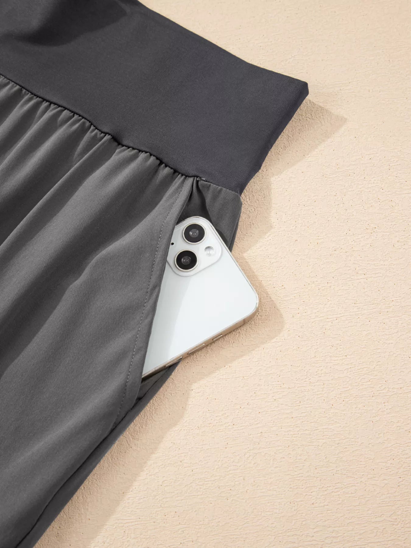 Elastic High Waist Pocketed Cargo Jogger Pants OutfitFlow