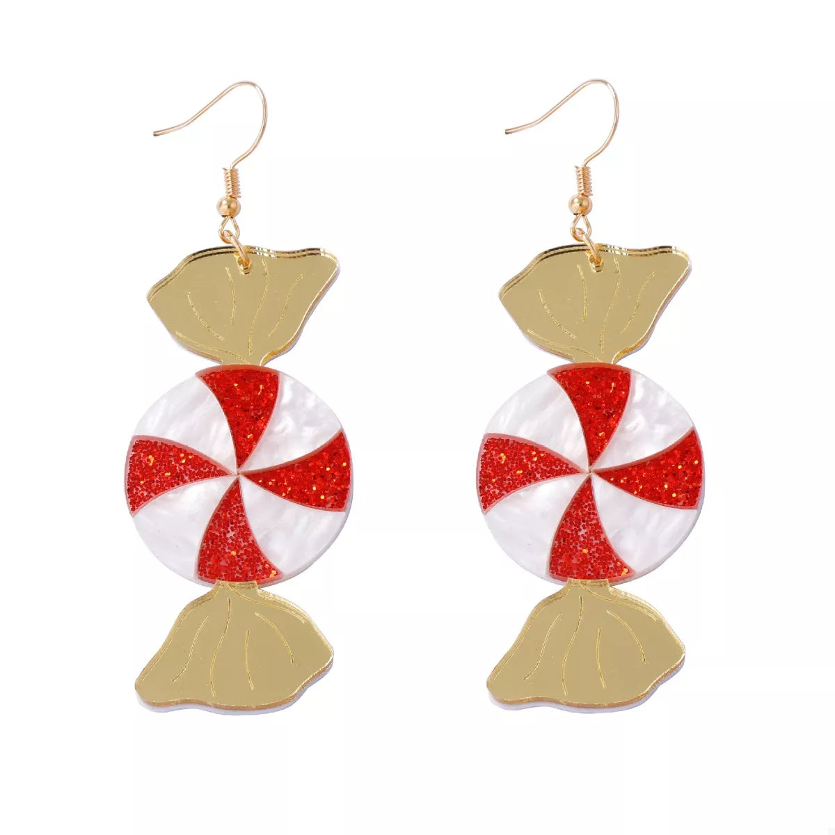 Christmas Candy Drop Earrings OutfitFlow
