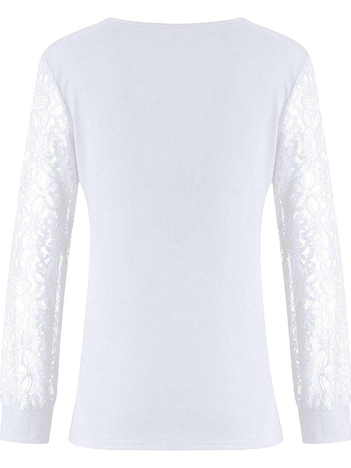 Outfit Flow - Full Size Lace Detail V-Neck Long Sleeve Blouse