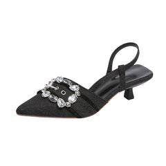 Point Toe Kitten Heels Pumps OutfitFlow