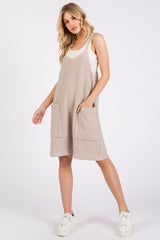 Mittoshop Scoop Neck Spaghetti Strap Overalls with Pockets OutfitFlow