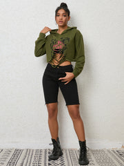 Outfit Flow - Cutout Long Sleeve Hoodie