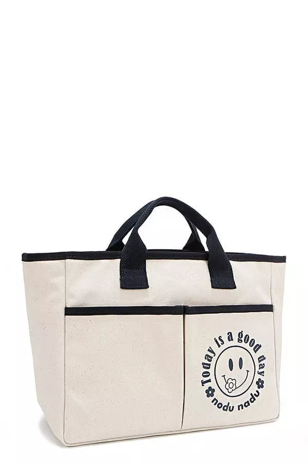 Nicole Lee USA Canvas Tote Bag Trendsi