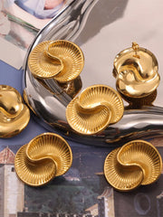 Titanium Steel Spiral Stud Earrings OutfitFlow