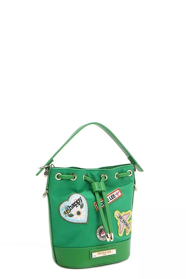 Nicole Lee USA Color Patch Bucket Bag Trendsi