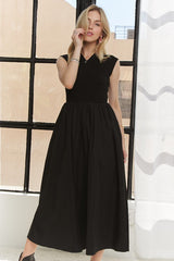 ADORA V-Neck Cap Sleeve Dress OutfitFlow