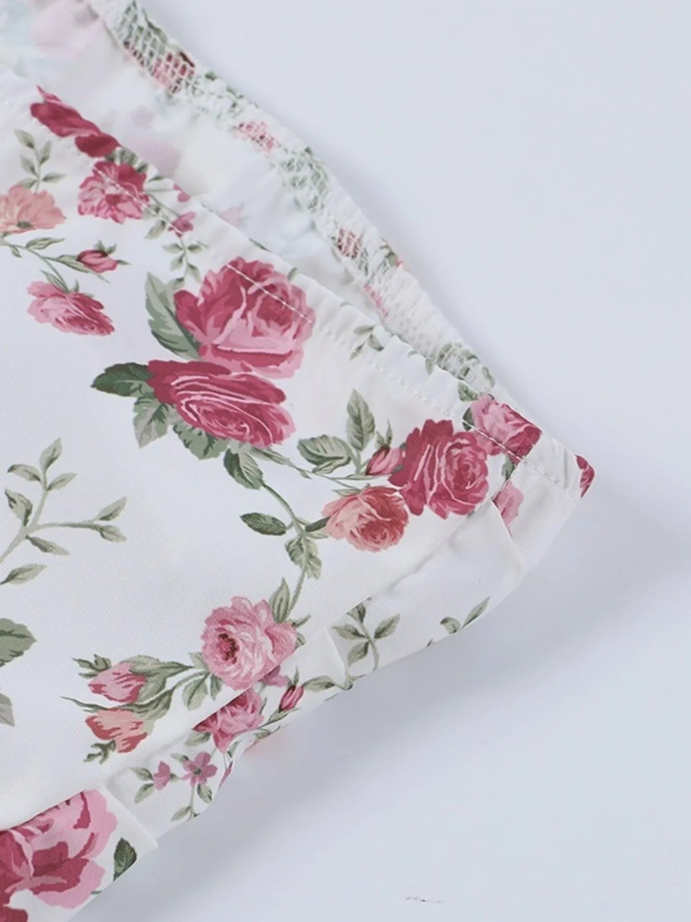 Floral Print Strapless Mini Dress OutfitFlow