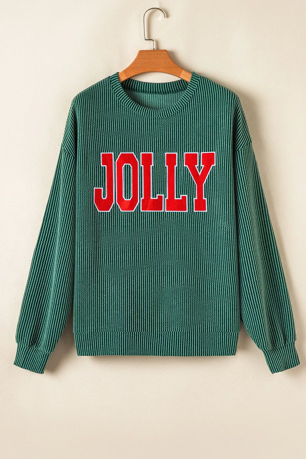 Jolly Christmas Top and Drawstring Pants Set OutfitFlow