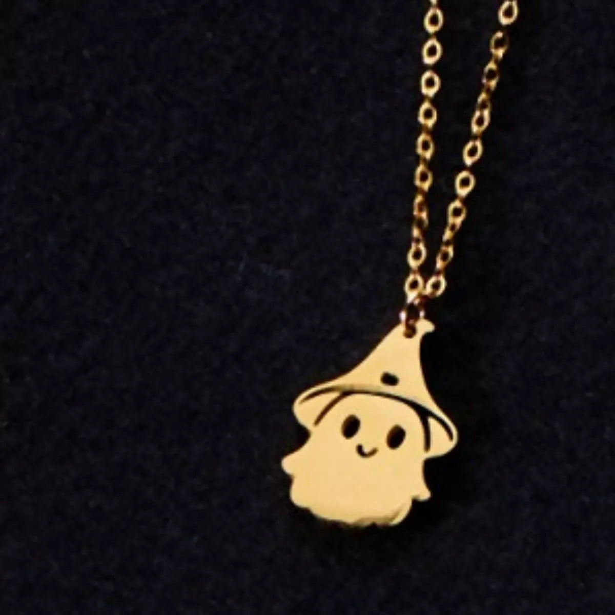 Halloween Ghost Pendant Necklace OutfitFlow