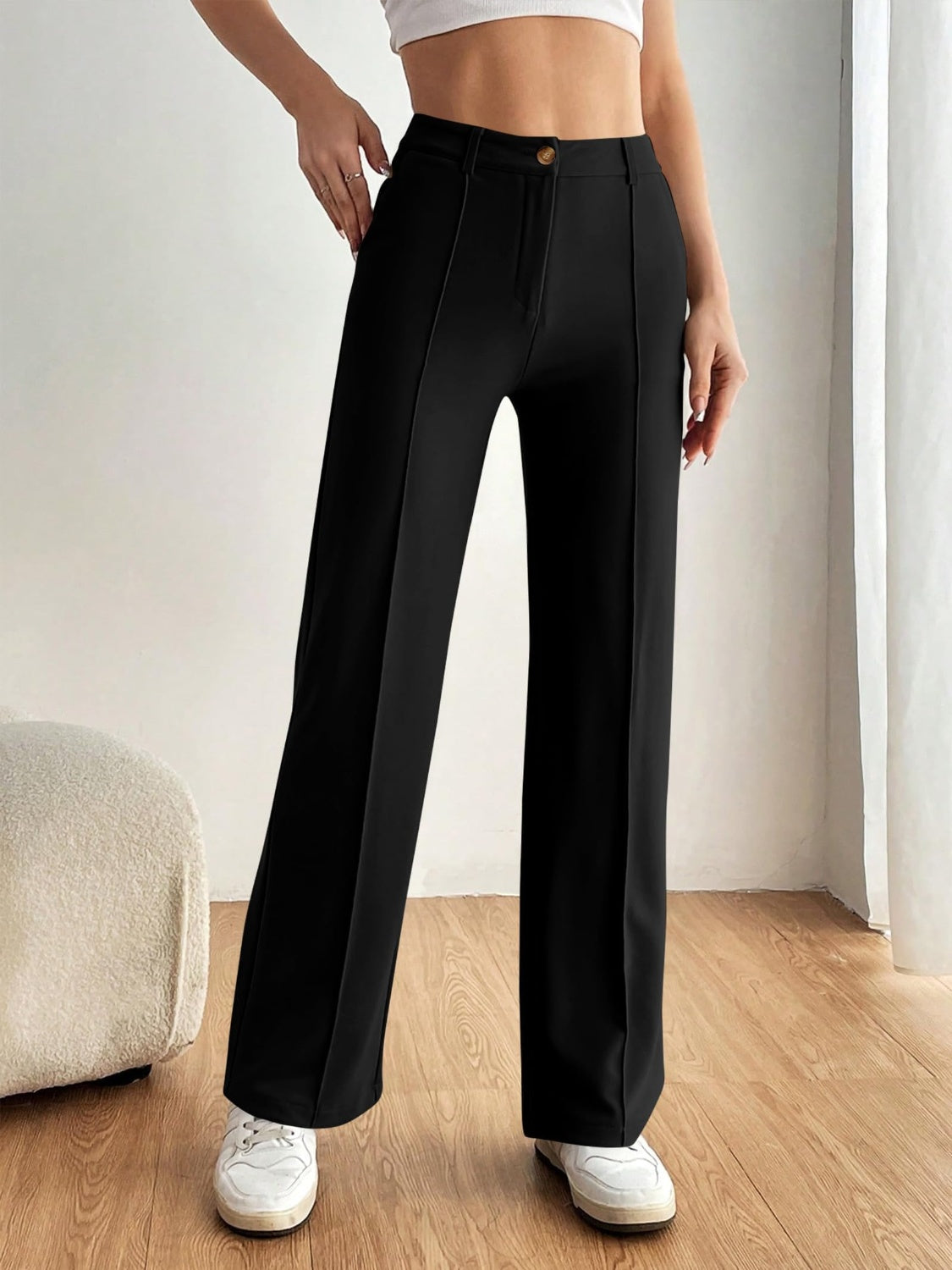 High Waist Wide Leg Pants