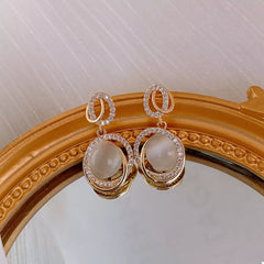 18K Gold-Plated Dangle Earrings OutfitFlow