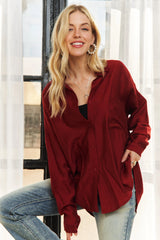 ADORA Button Down Linen Shirt OutfitFlow