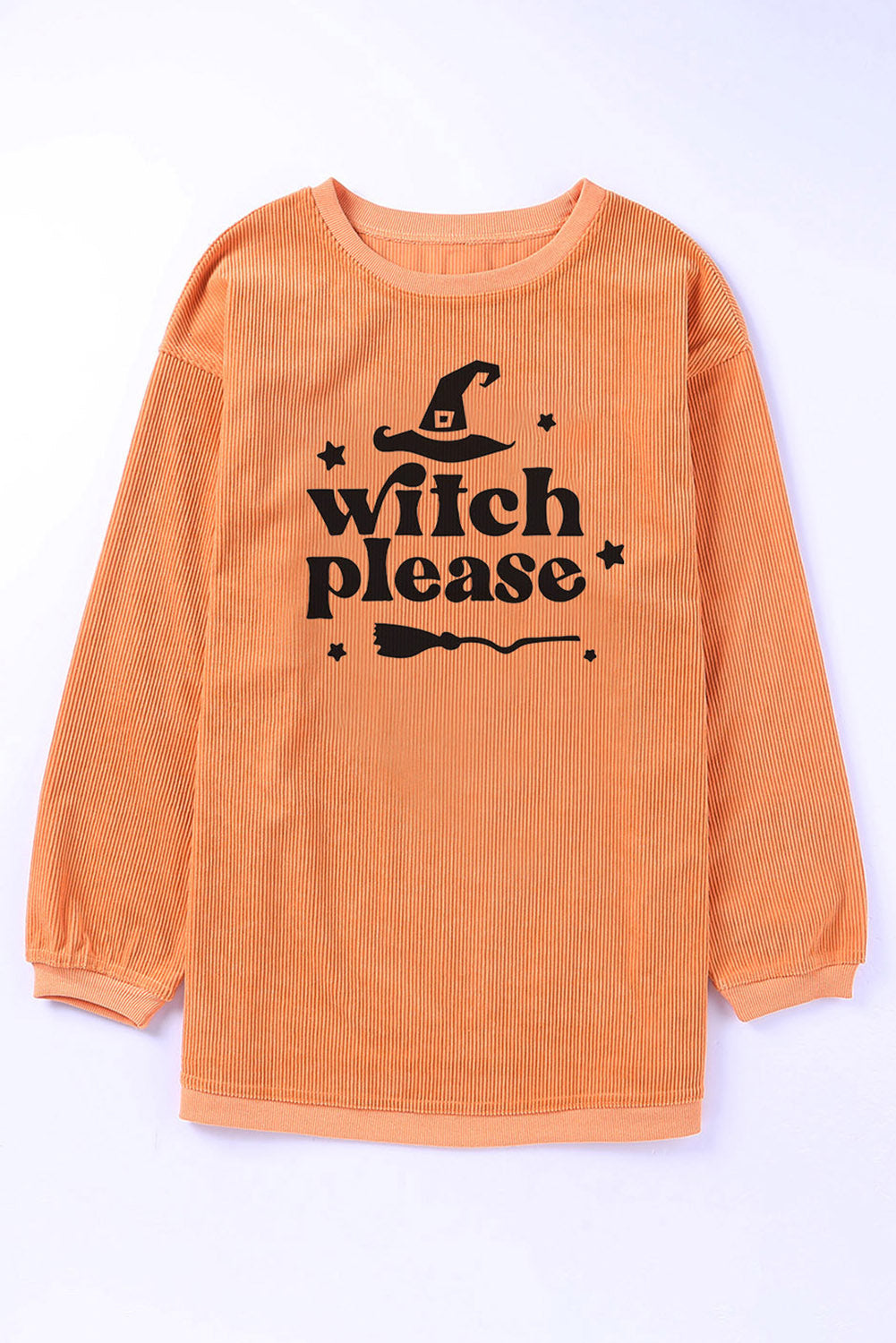 WITCH PLEASE Graphic Dropped Shoulder Sweatshirt OutfitFlow