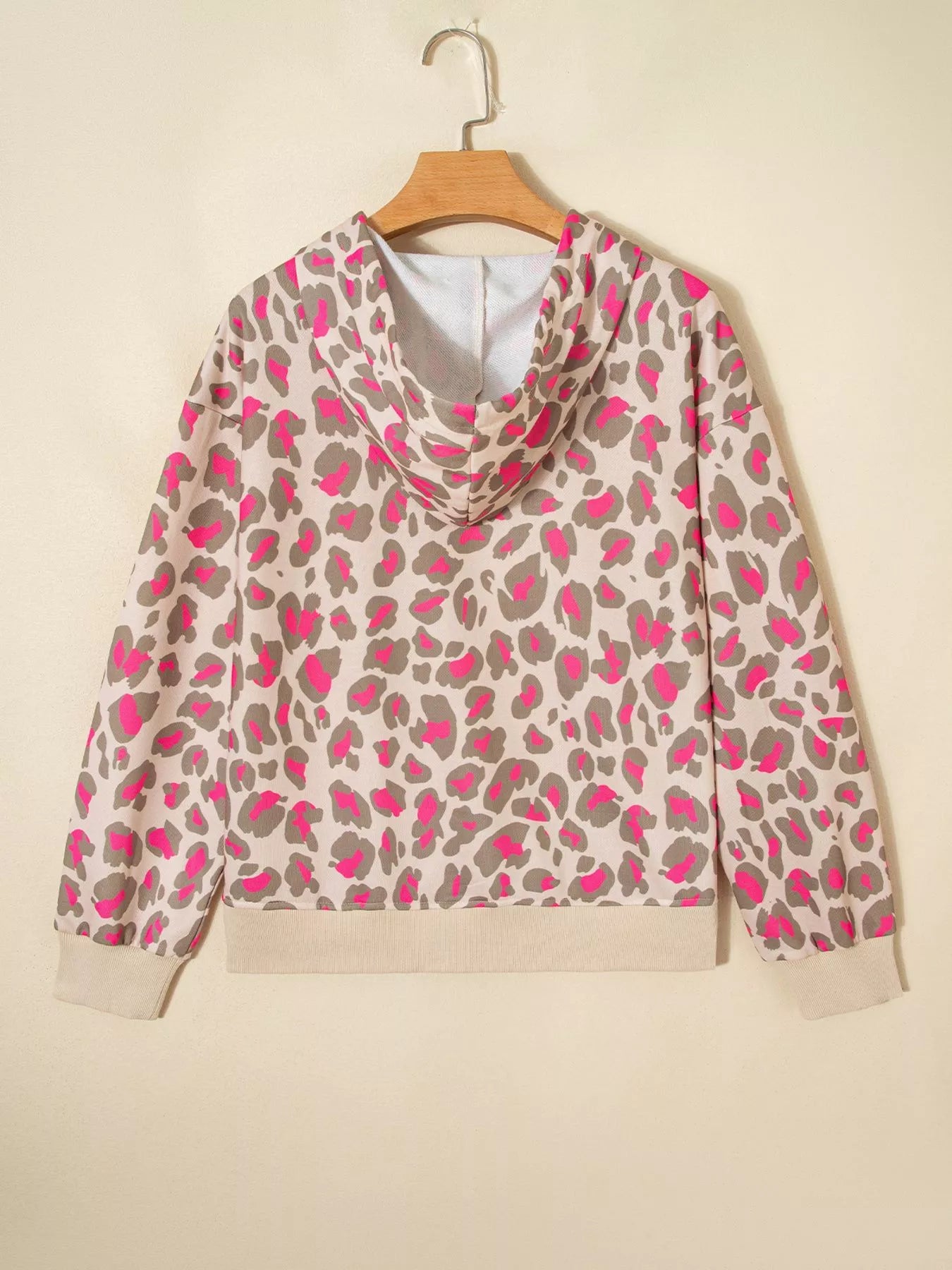 Leopard Print Zip-Up Hoodie OutfitFlow