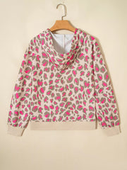 Leopard Print Zip-Up Hoodie OutfitFlow