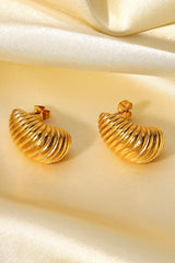 Shell Shore Spiral Stud Earrings OutfitFlow