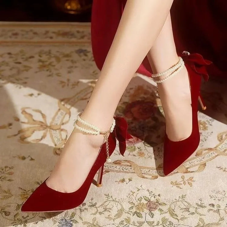 Point Toe Stiletto Pumps OutfitFlow