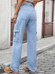 High-Waisted Cargo Jeans OutfitFlow