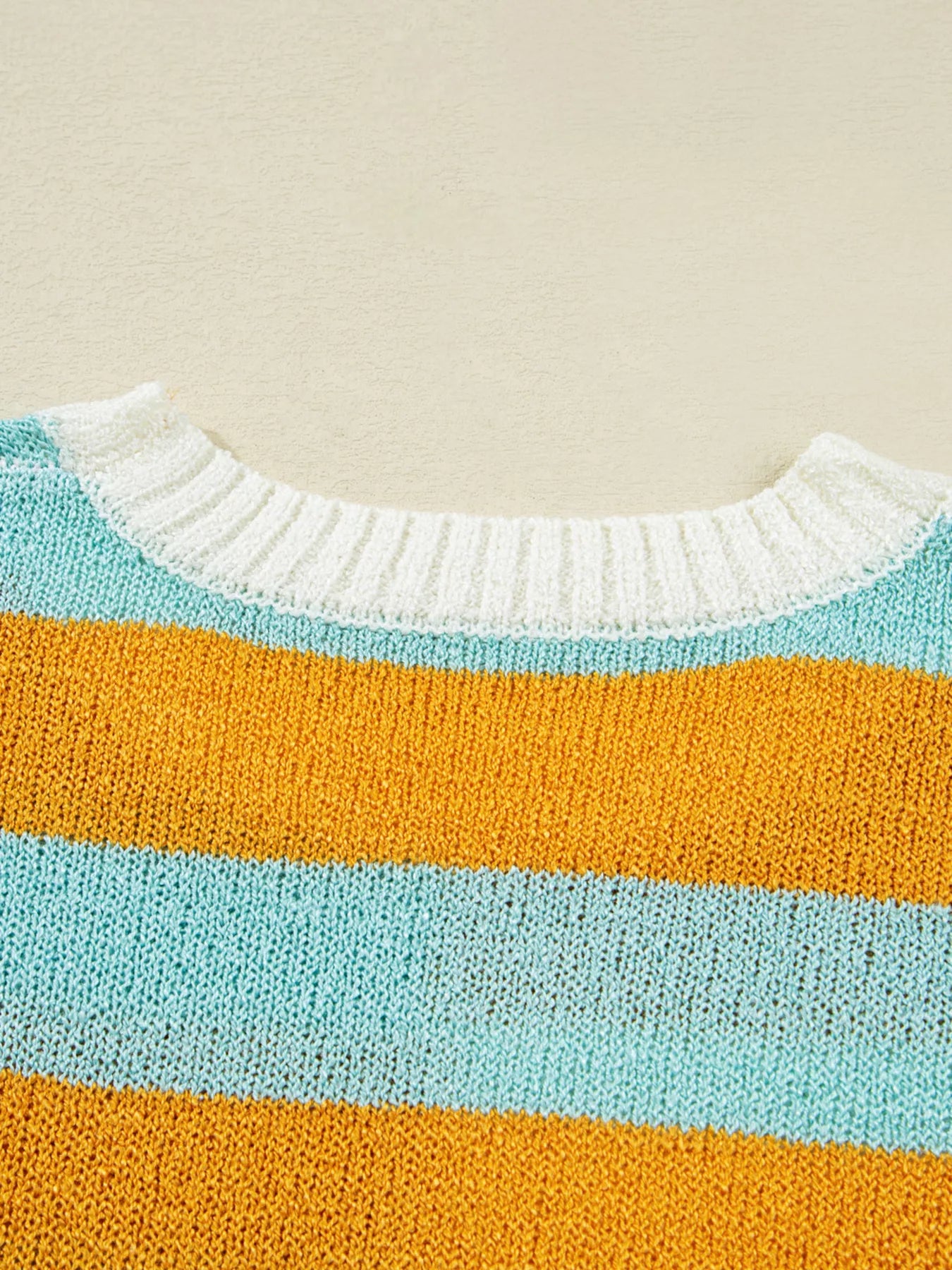 Color Block Striped Sweater OutfitFlow