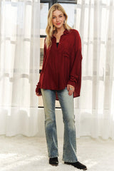 ADORA Button Down Linen Shirt OutfitFlow