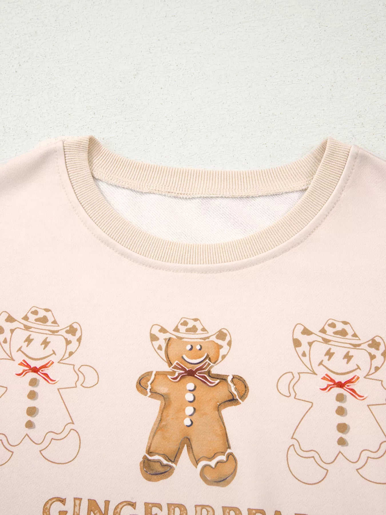 GINGERBREAD BAKERY Christmas Long Sleeve Top and Pants 2pcs Set OutfitFlow